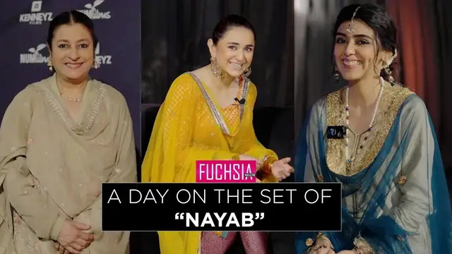 'Video thumbnail for A Day On The Set Of Nayab | Yumna Zaidi | Huma Nawab | Noreen Gulwani | FUCHSIA'