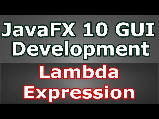 'Video thumbnail for JavaFX Lambda Expression Example (Java GUI Development)  #20'