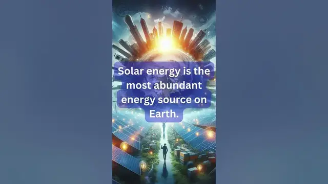 'Video thumbnail for Fun Facts About Solar Energy You Never Knew #facts #funfacts#solarenergy #viralshort #youtubeshorts'
