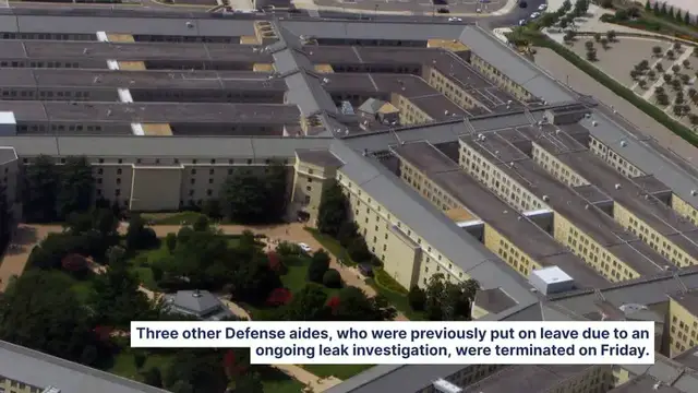 'Video thumbnail for 'There Is Complete Meltdown in the Building': Defense Secretary Loses Four Key Staffers in a Single Day'