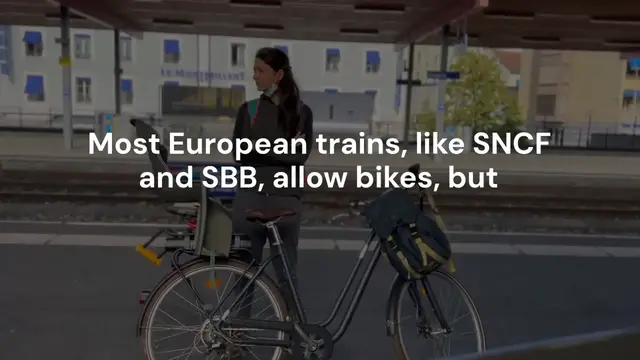 'Video thumbnail for  UK to the Alps by Train | Can You Skip the Plane and Take the Train with Your Bike?'