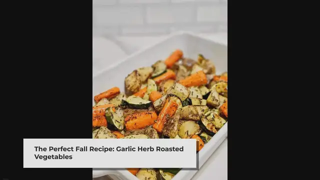 'Video thumbnail for Garlic Herb Roasted Vegetables'