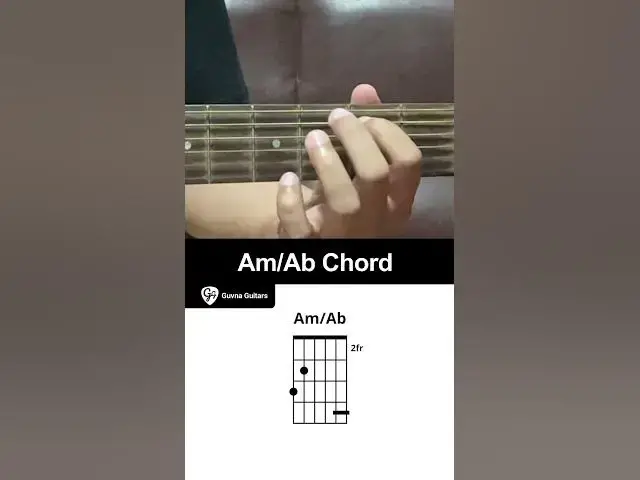 'Video thumbnail for How To Play The Am/Ab Chord On Guitar - Guvna Guitars'