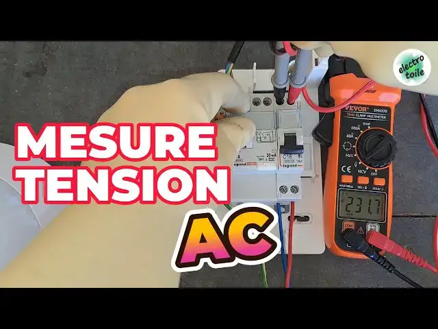 'Video thumbnail for Comment mesurer une tension électrique en alternatif avec un multimètre numérique ? ⚡'