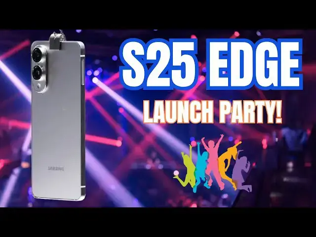'Video thumbnail for A Thin and Light Galaxy Unpacked! S25 Edge Hype Stream'
