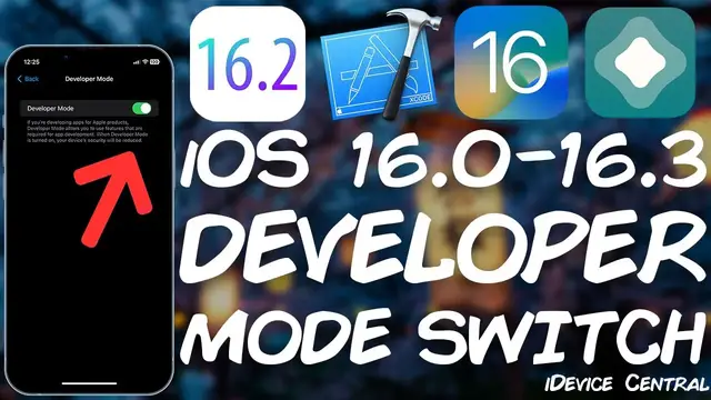 'Video thumbnail for iOS 16.0 - 16.2 JAILBREAK Prerequisite: How To Enable DEVELOPER MODE (REQUIRED For All IPA Apps)'