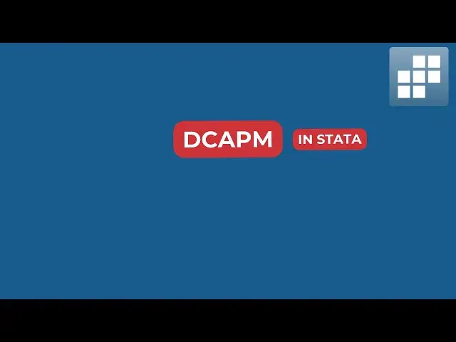 'Video thumbnail for How to Estimate Beta Using DCAPM (Downside CAPM) in Stata'