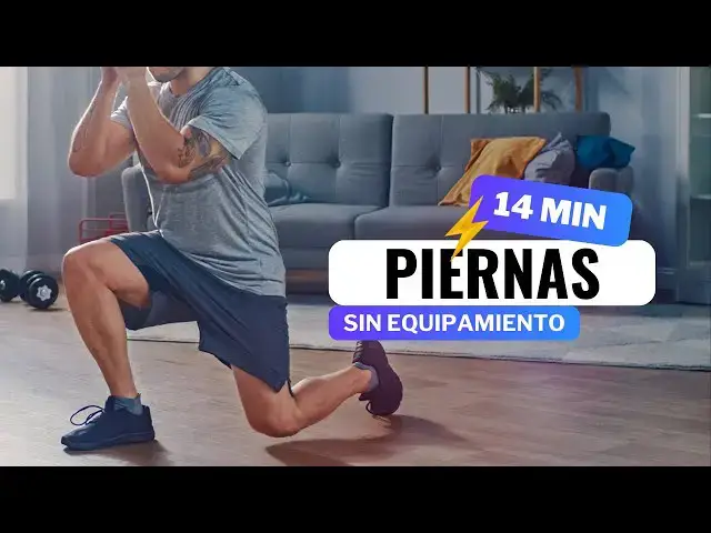 'Video thumbnail for 14 MIN RUTINA PARA PIERNAS EN CASA⚡️| Sin Equipamiento'
