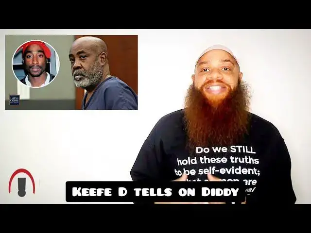 'Video thumbnail for Keefe D tells says Diddy offered him $1M to "get rid" of Tupac and Suge Knight'
