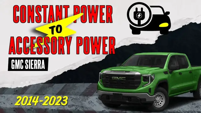 'Video thumbnail for GMC Sierra Hacks: Converting Constant Power to Accessory Power for a 12-Volt Outlet Made Easy'