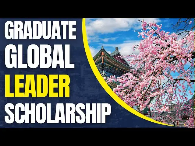 'Video thumbnail for Graduate Global Leader Scholarship at Korea University | Study in South Korea'