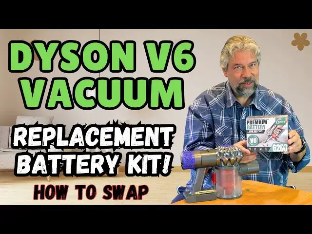 'Video thumbnail for Resurrect Your Dyson with the EGR 6200mAh Dyson V6 Vacuum Replacement Battery'