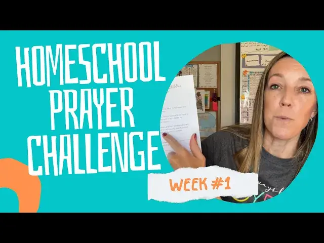 'Video thumbnail for WEEK 1: Homeschool Prayer Challenge | Intentional Bible Study With Our Kids'