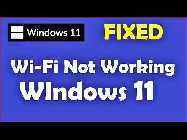 'Video thumbnail for WiFi Not Working on Windows 11'