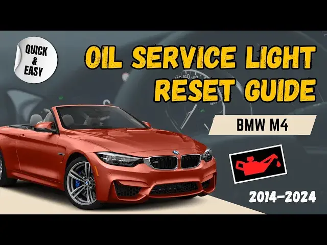 'Video thumbnail for 2014-2024 BMW M4 (F82/F83/G82/G83) Oil Service Light Reset: Expert Tips for Peak Performance!'