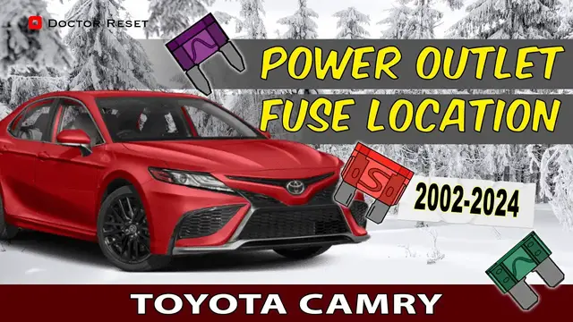 'Video thumbnail for Locating the Fuse for Toyota Camry's Cigarette Lighter Power Outlet'
