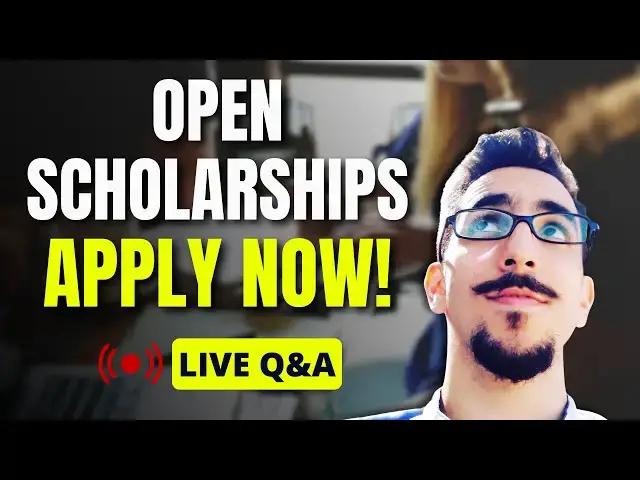 'Video thumbnail for Global Scholarships: “Q & A” And Scholarship Analysis (04.05.2024)'