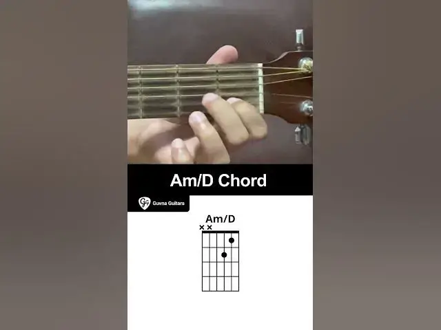 'Video thumbnail for How To Play The Am/D Chord On Guitar - Guvna Guitars'