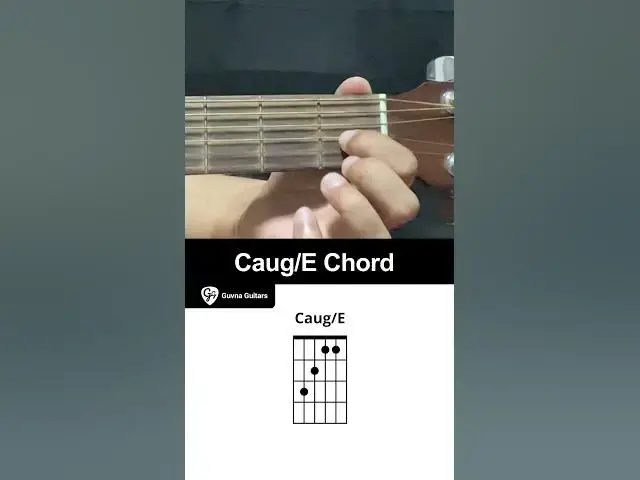 'Video thumbnail for How To Play The Caug/E Chord On Guitar - Guvna Guitars'