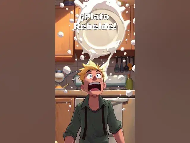 'Video thumbnail for "¡Cuando Lavar los Platos se Convierte en un Caos Total! 🍽️🤣"'