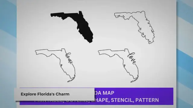 'Video thumbnail for Florida Map – Outline, Printable State, Shape, Stencil, Pattern'