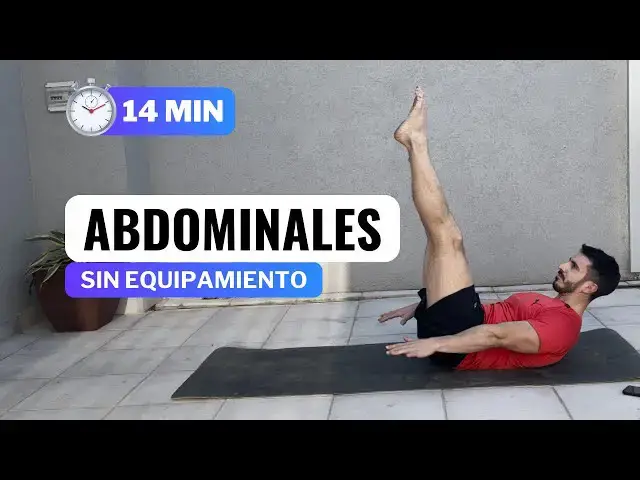 'Video thumbnail for 14 MIN RUTINA PARA ABDOMINALES EN CASA | Entrena Sin Equipamiento'