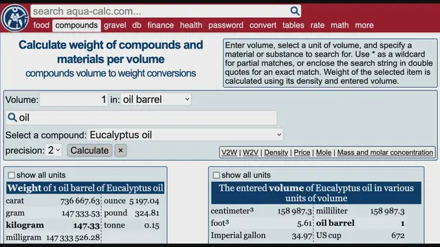 'Video thumbnail for Volume to Weight Calculator: Easy Conversions for Any Substance'