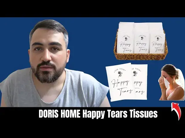 'Video thumbnail for These Wedding Tissues Made Everyone Cry — But in the Best Way | DORIS HOME Happy Tears Tissues'