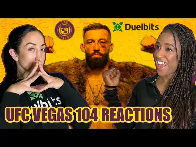 'Video thumbnail for UFC Vegas 104 reactions w/ UFC vets Angela Hill and Jessica Penne'