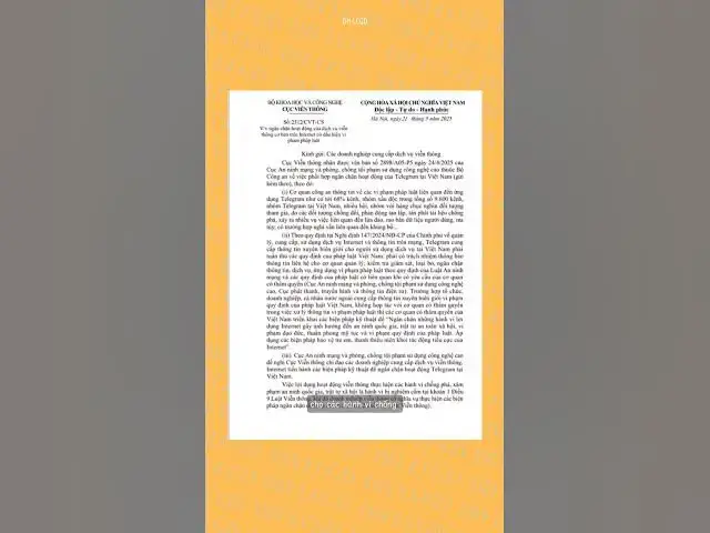 'Video thumbnail for Người dùng Việt Nam sắp phải nói lời "chia tay" với Telegram vì sắp bị chặn truy cập hoàn toàn'
