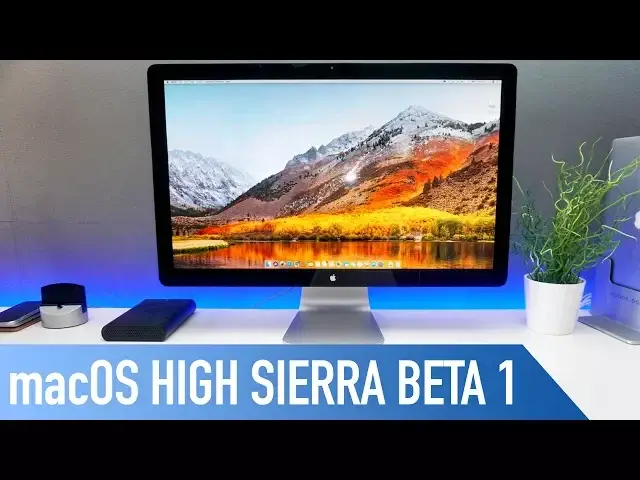 'Video thumbnail for macOS High Sierra Hands on | What's new? (Beta 1)'