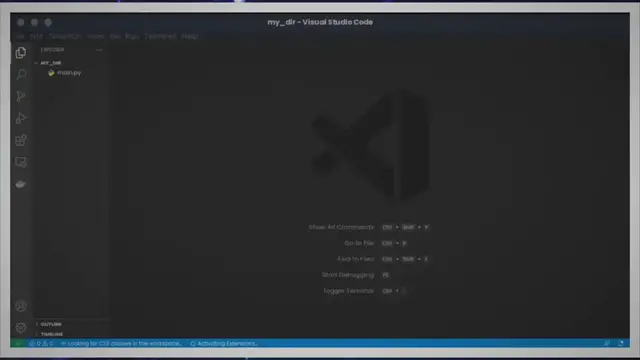 'Video thumbnail for How to open a file or a folder in VS Code in a Linux terminal'