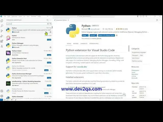 'Video thumbnail for How To Quickly Set Up Python Develop Environment In VSCode'