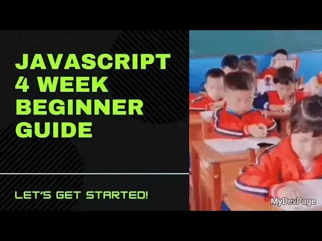 'Video thumbnail for 4 Weeks to JavaScript Mastery - A Beginner's Roadmap'