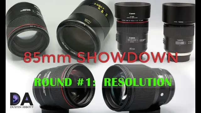 'Video thumbnail for 85mm Showdown: Canon | Sigma | Tamron |  Zeiss | Part 1: Resolution'