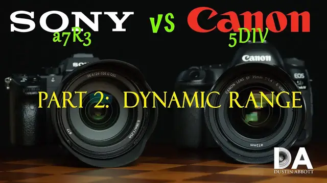 'Video thumbnail for Sony a7R3 vs Canon 5D Mark IV | Part 2: Dynamic Range | 4K'