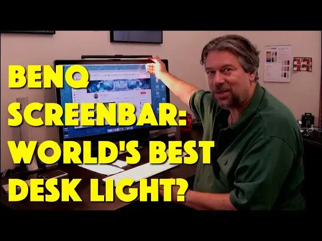 'Video thumbnail for The Deluxe BenQ ScreenBar LED Task Lamp -- Review!'