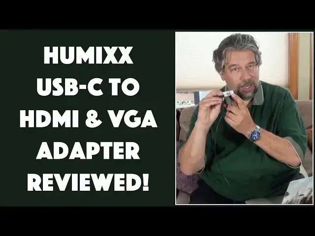 'Video thumbnail for The Humixx USB-C to HDMI / VGA Adapter - REVIEWED!'