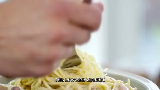 'Video thumbnail for Low-Carb Zucchini Noodles with Pesto'