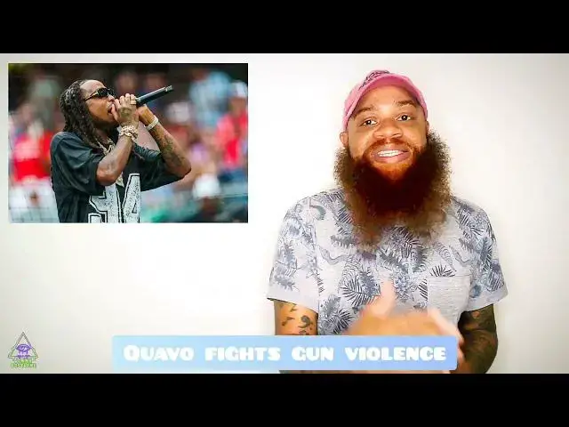 'Video thumbnail for Quavo meets with the Vice President to combat gun violence'