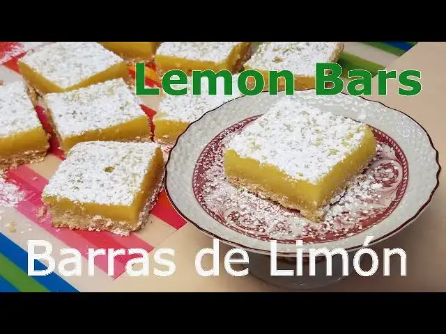 'Video thumbnail for Barras de Limón - Lemon Bars │Receta Paso a Paso por Club de Reposteria'