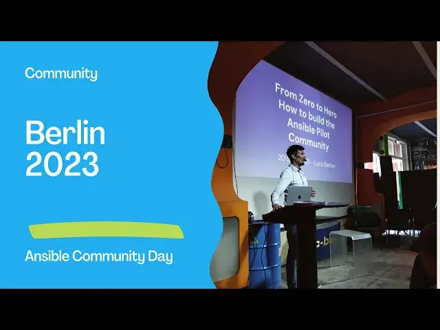 'Video thumbnail for Ansible Community Day Berlin 2023 Presentation'