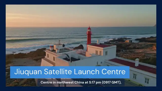 'Video thumbnail for China launches crewed mission to space station'