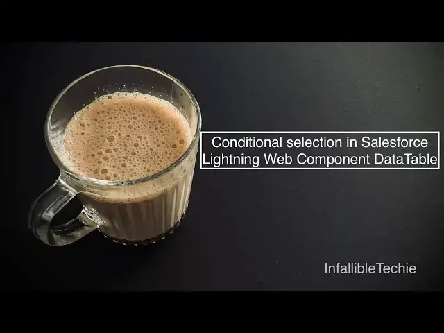 'Video thumbnail for Conditional selection in Salesforce Lightning Web Component DataTable'