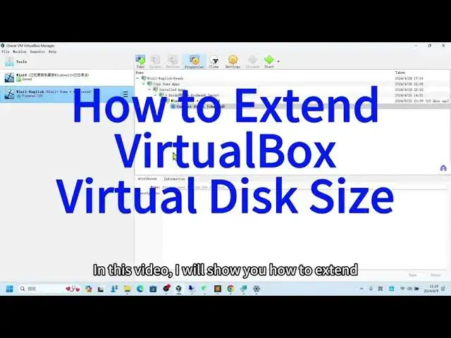 'Video thumbnail for How To Quickly Extend The Virtual Disk Space Of Virtualbox Virtual Machine'