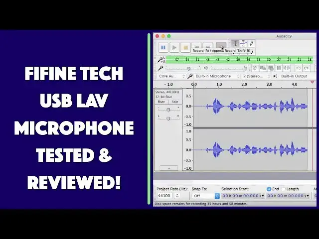 'Video thumbnail for Fifine Tech USB Lavalier Microphone - TESTED & REVIEWED'