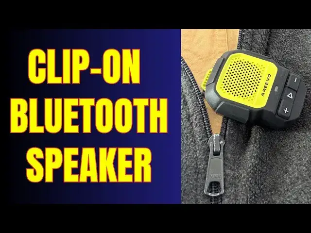 'Video thumbnail for Listen Anywhere with the Areevo PocketCLIP Wearable Speaker'