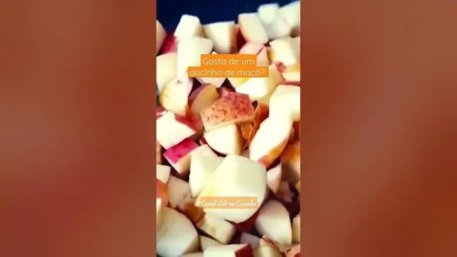 'Video thumbnail for adoro essa #receitafacil de cubinhos de maçã caramelizados. Não esqueça da canela pra ficar melhor!'