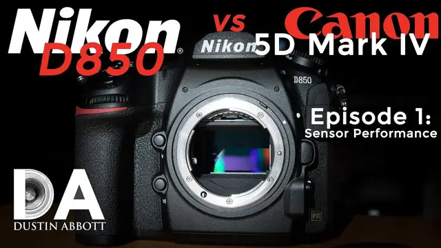'Video thumbnail for Nikon D850 vs Canon 5D Mark IV | Part 1: Sensor Performance | 4K'