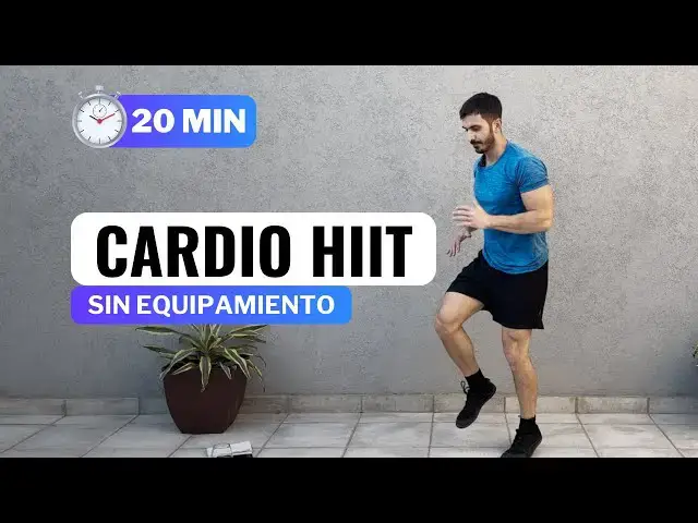 'Video thumbnail for 20 MIN RUTINA CARDIO HIIT PARA PERDER GRASA | Sin Equipamiento'